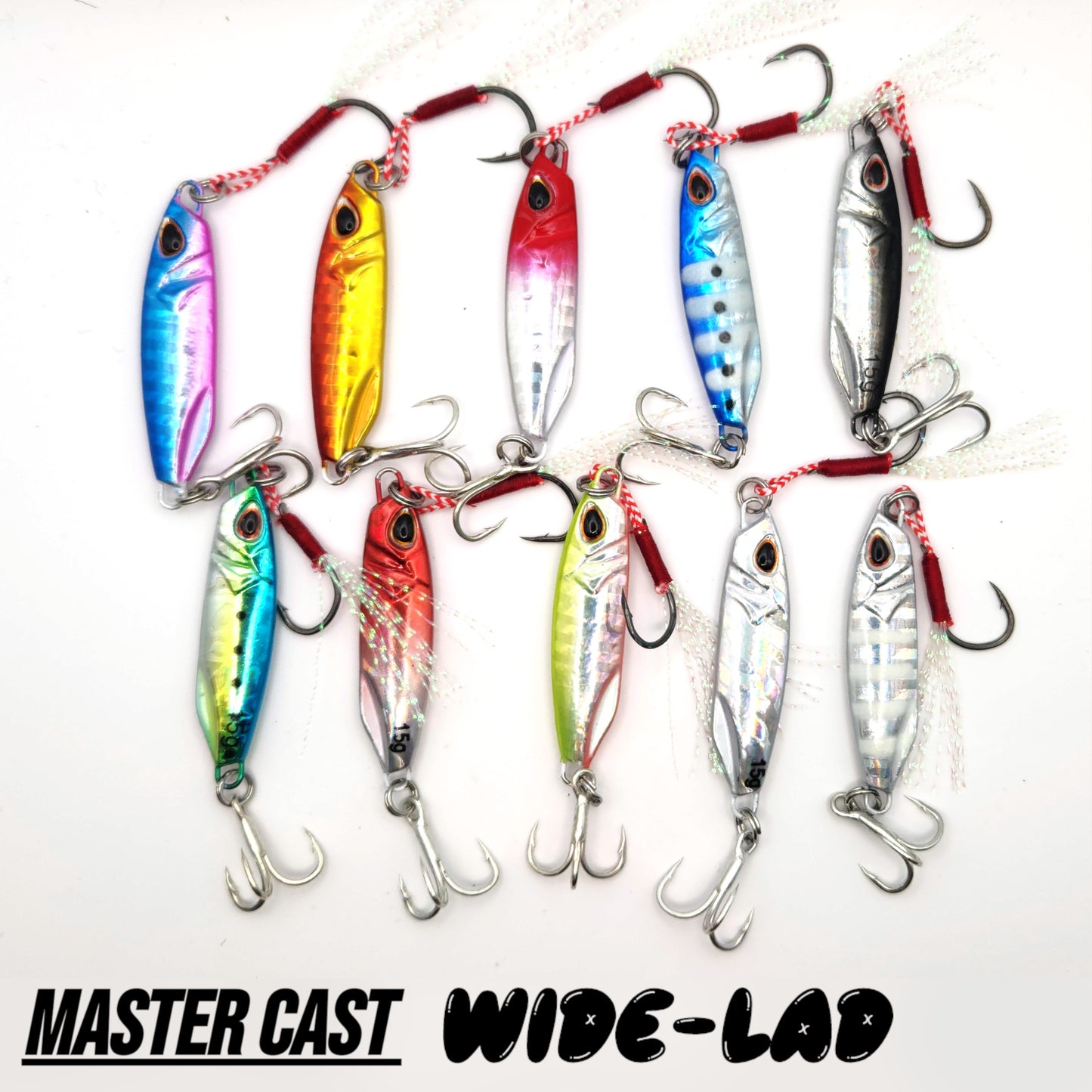 Master Cast || Wide-Lad || 10g to 50g (10 pack)