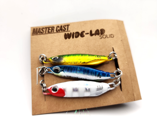 Master Cast || Wide-Lad SOLID || 15g to 60g (3 pack)