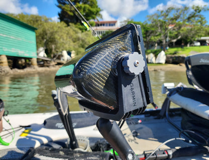 Carbon Sonar Cover - Garmin UHD2 9sv