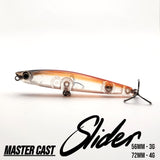 Master Cast || Slider || Top Water 56/72mm – 56mm / Brown Top